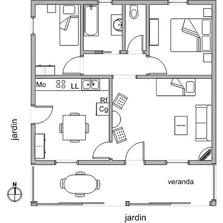 Vakantiehuis Jeannette Aux Sablettes *
